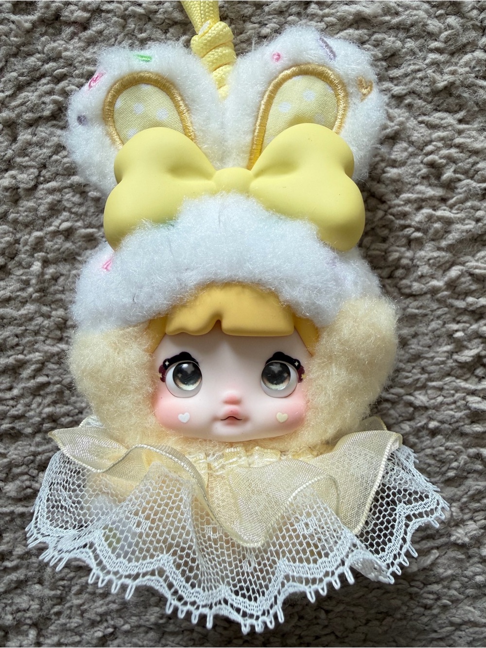 Nommi Baby Sweetheart Bunny Buttercream | Rotatable Eyes